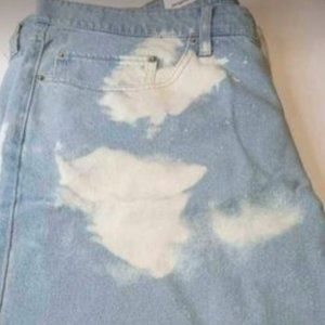 Original use "bleached jeans"